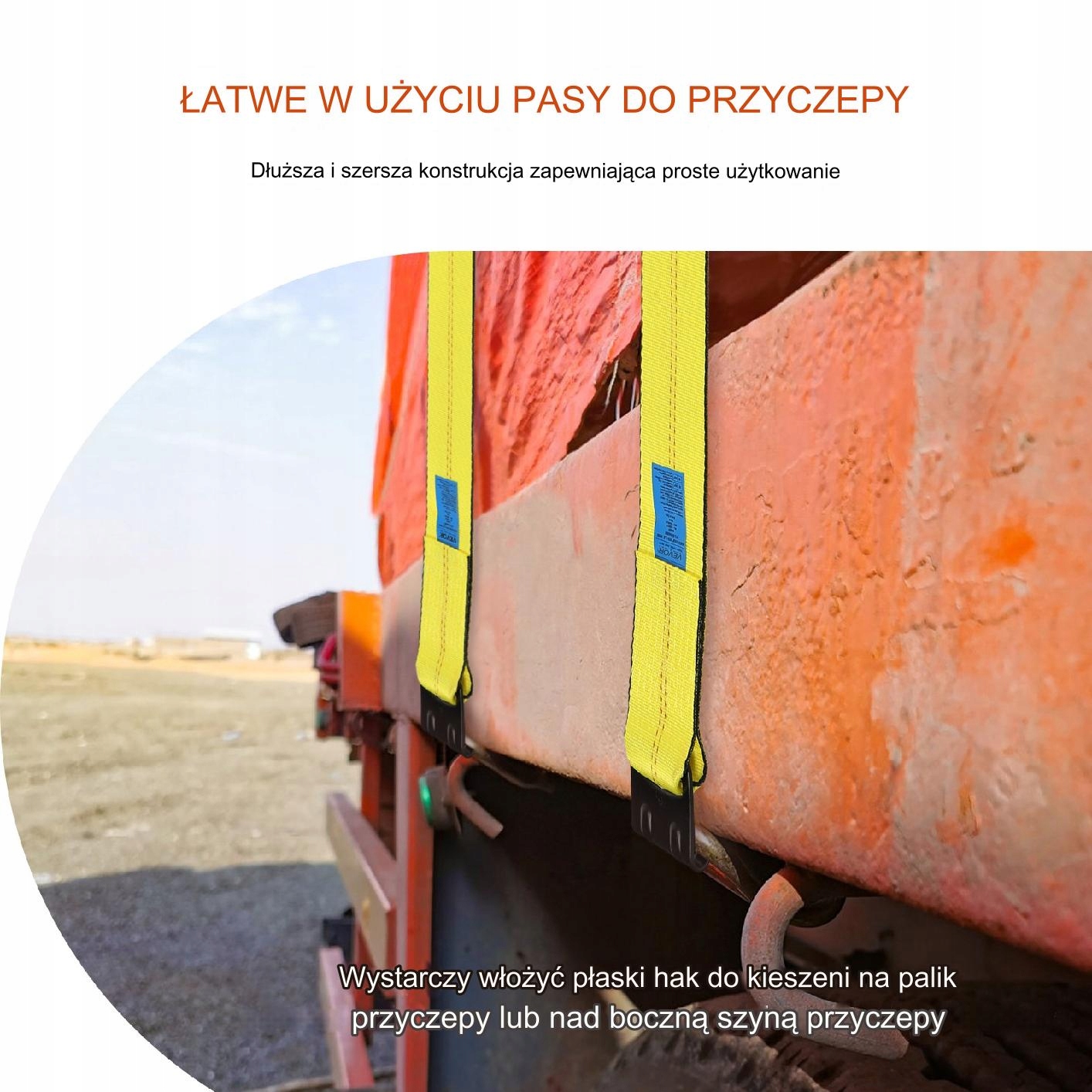 Wygodne użytkowanie z płaskim hakiem