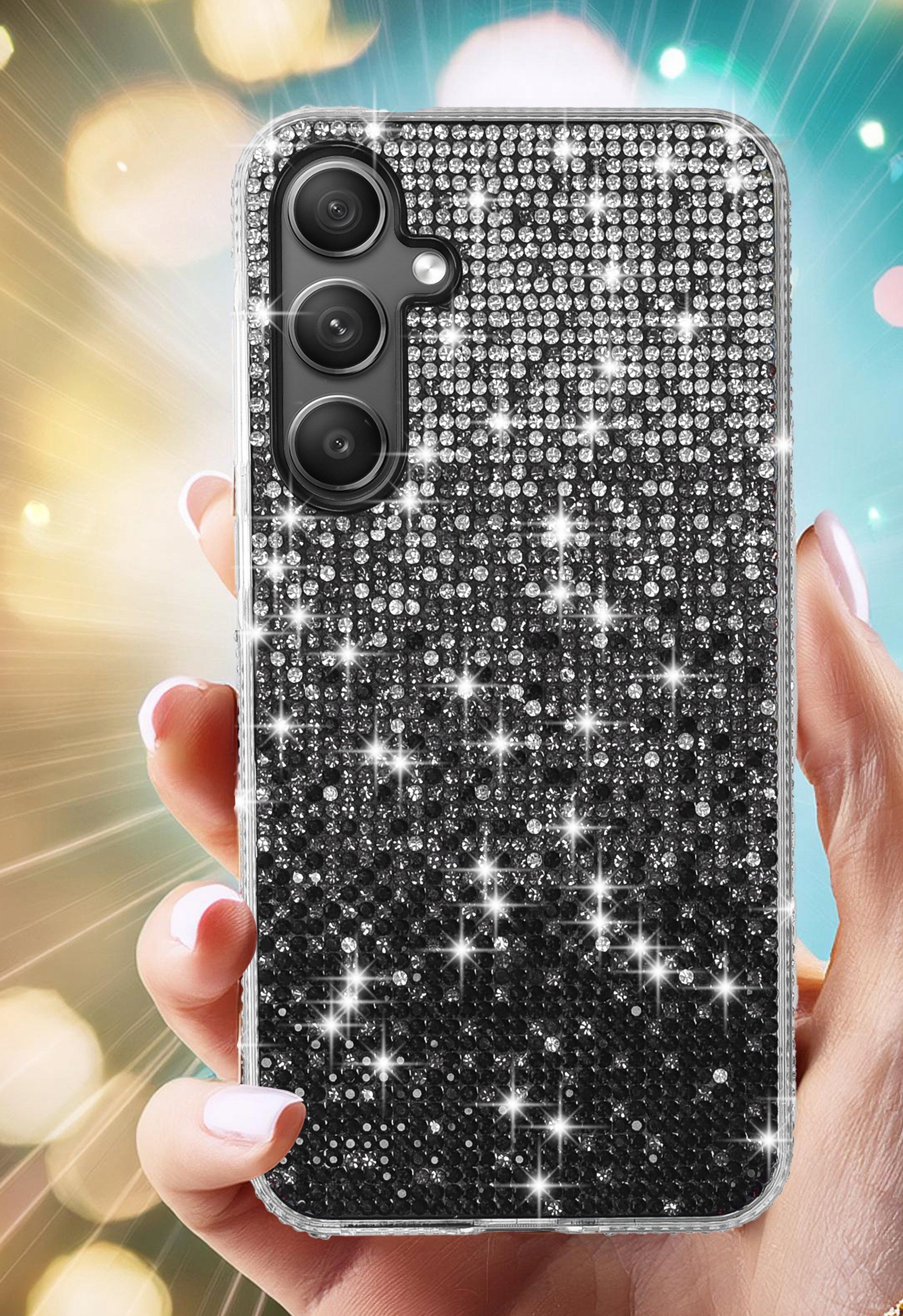 Stylowe etui z diamencikami – Elegancja i ochrona w jednym