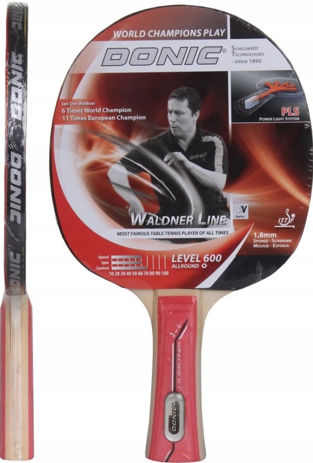 Właściwości rakietki Donic 600 Waldner – Komfort i kontrola w grze