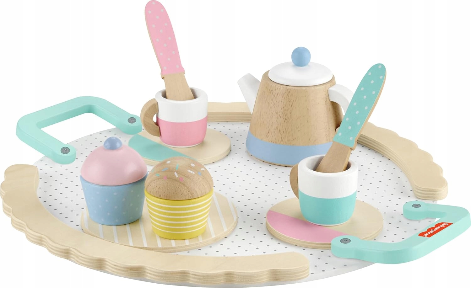 Kawiarnia Drewniana Fisher-Price – Podwieczorek 12 elementów HXT82