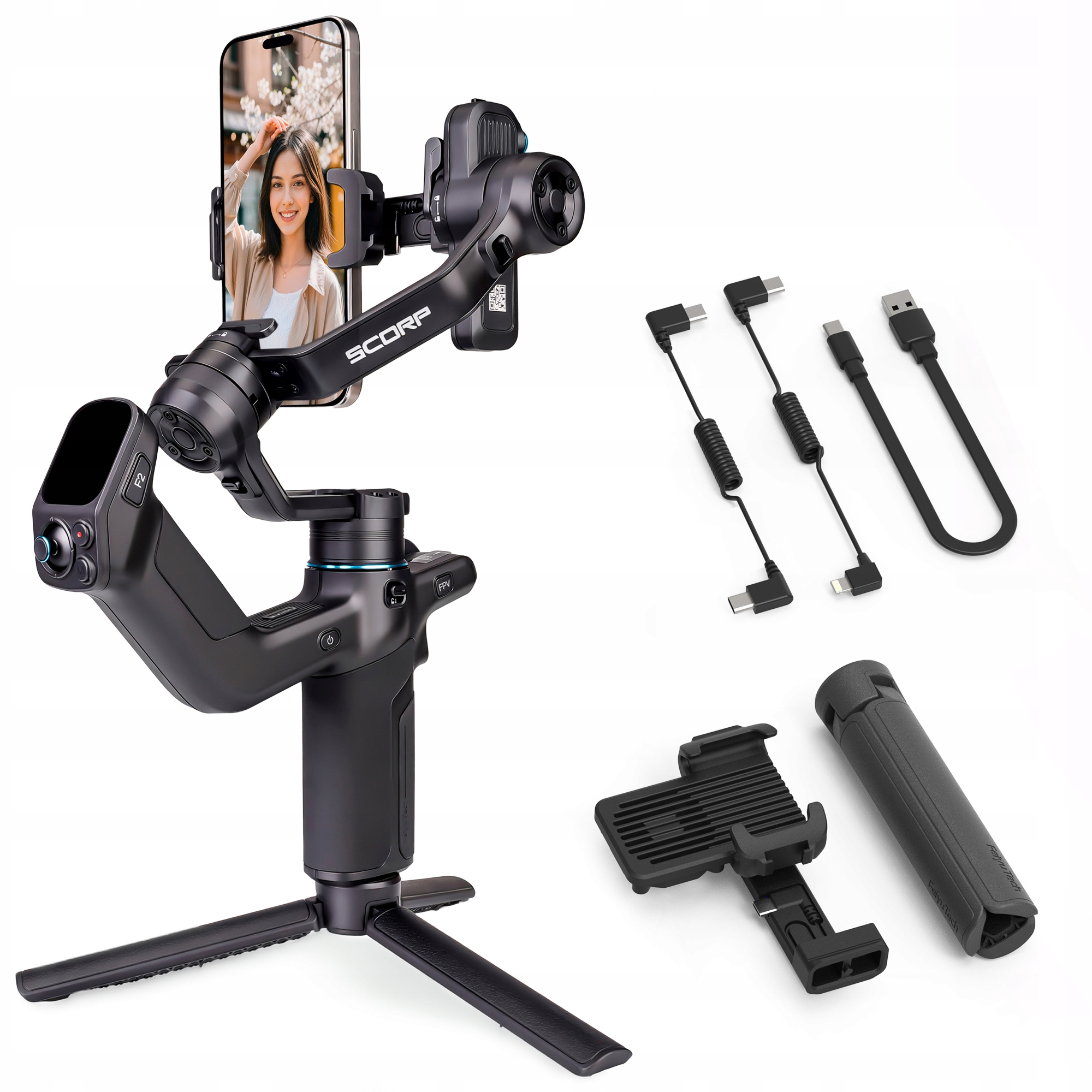 Gimbal ręczny FeiyuTech Scorp mini 3 do smartfonów – Stabilizacja obrazu na najwyższym poziomie