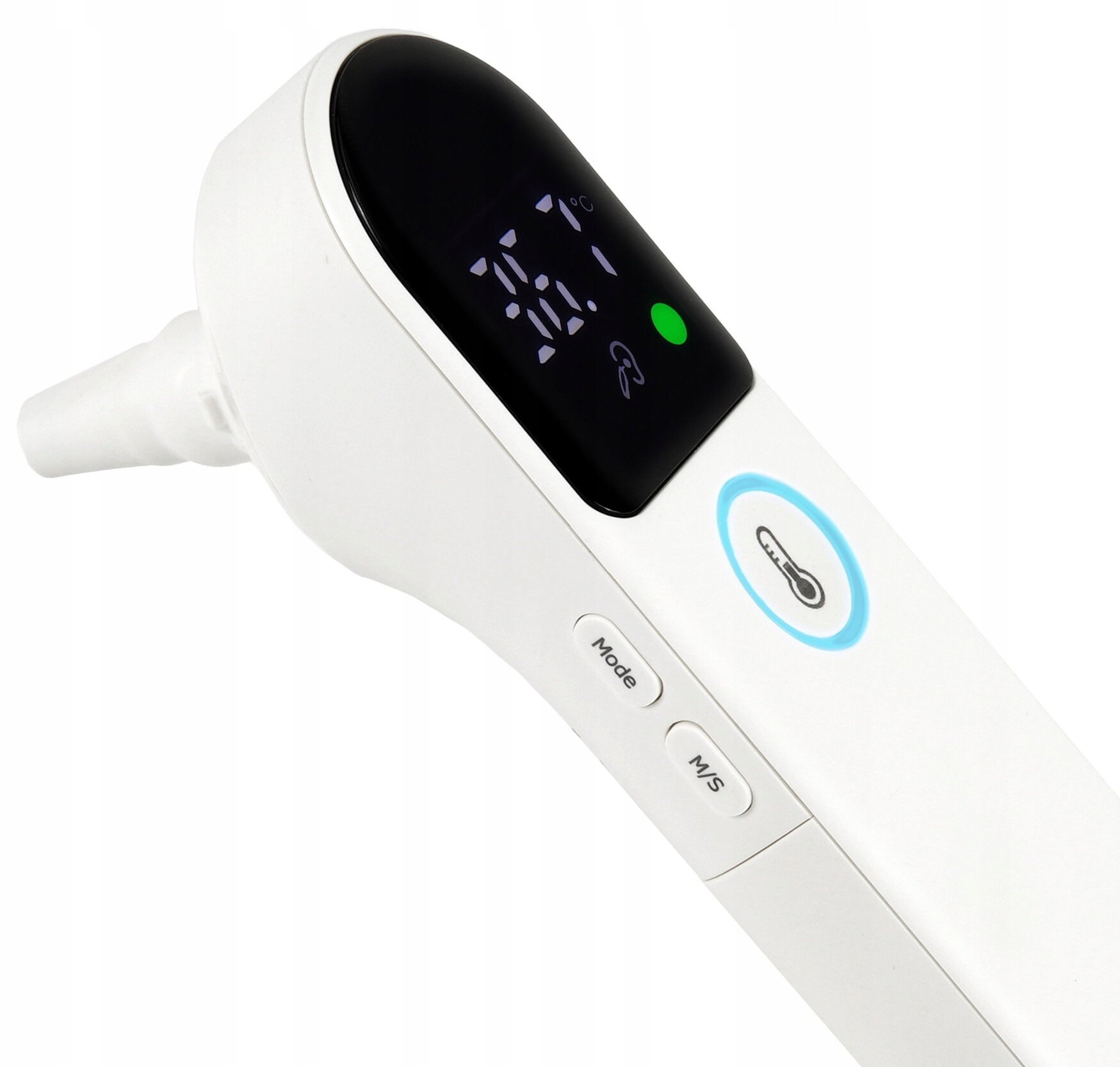 Wygodne tryby pomiaru: czoło i ucho