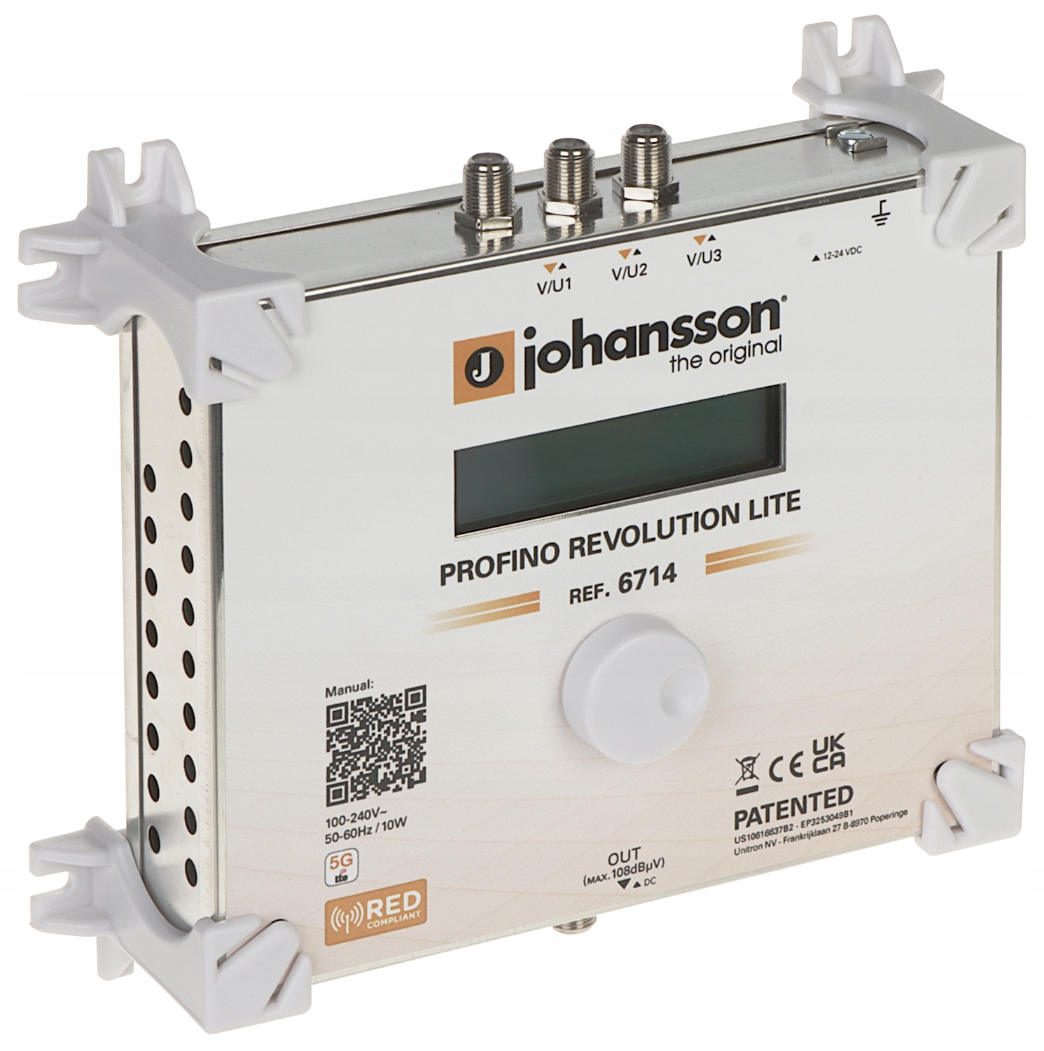 Automatyczna kontrola wzmocnienia do 65 dB – Optymalne dostosowanie sygnału