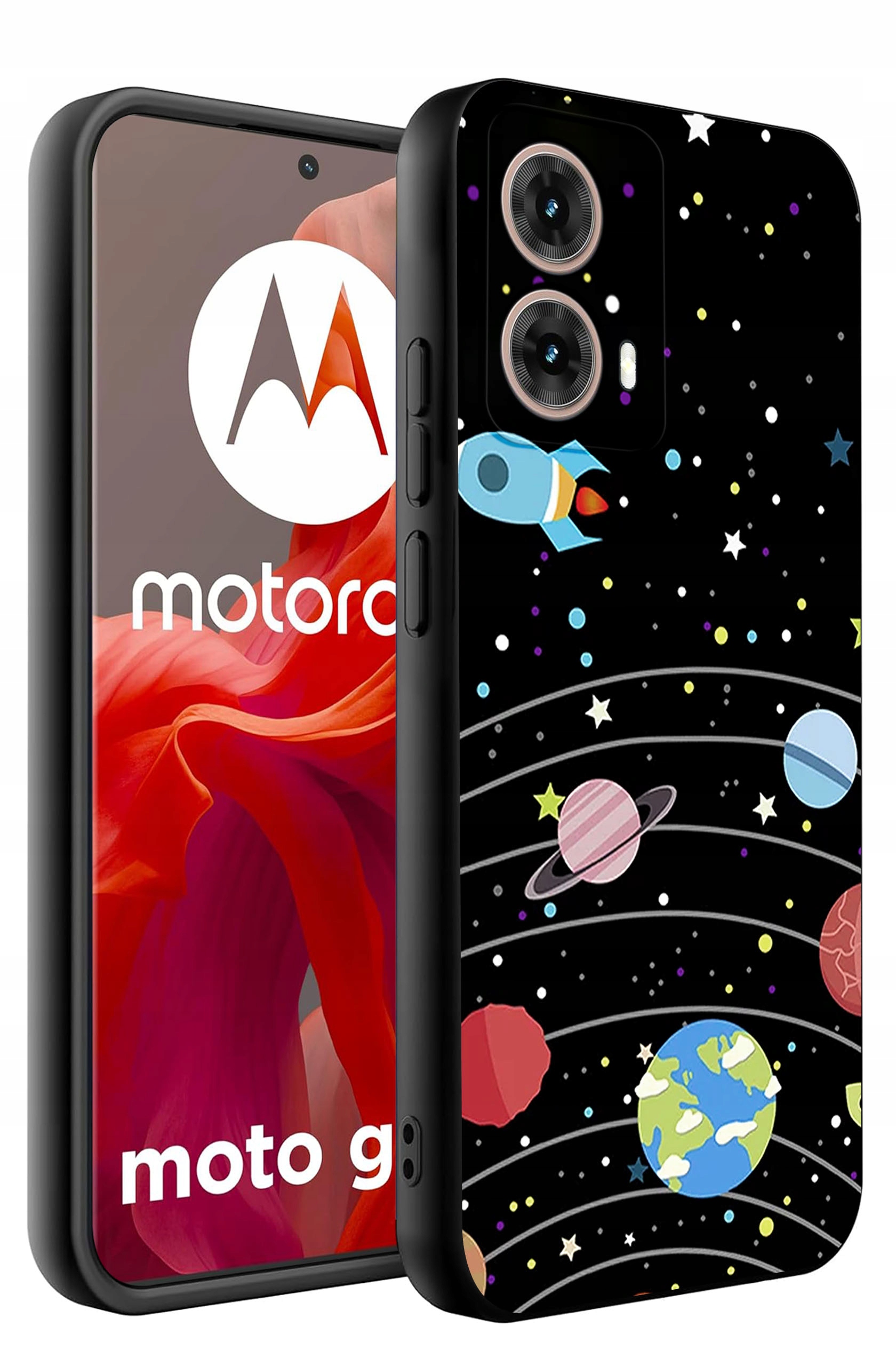 Etui do Motorola Moto G85 5G WZORY | SILIKONOWE MATT CASE – Styl i ochrona w jednym
