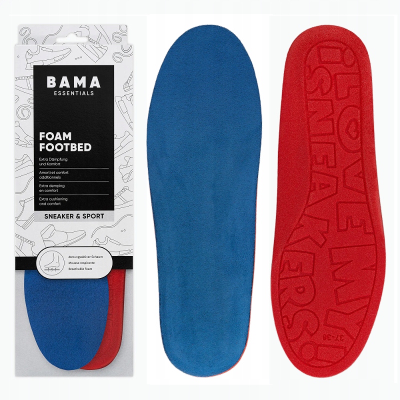 Wkładki do butów Bama Essentials Foam Footbed – Komfort i wsparcie na każdym kroku