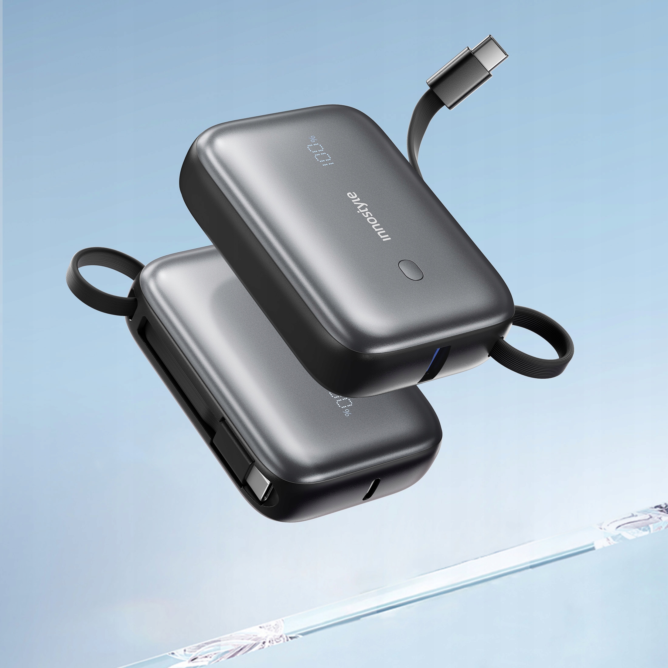Wbudowany kabel USB-C – Ładowanie bez zbędnych kabli