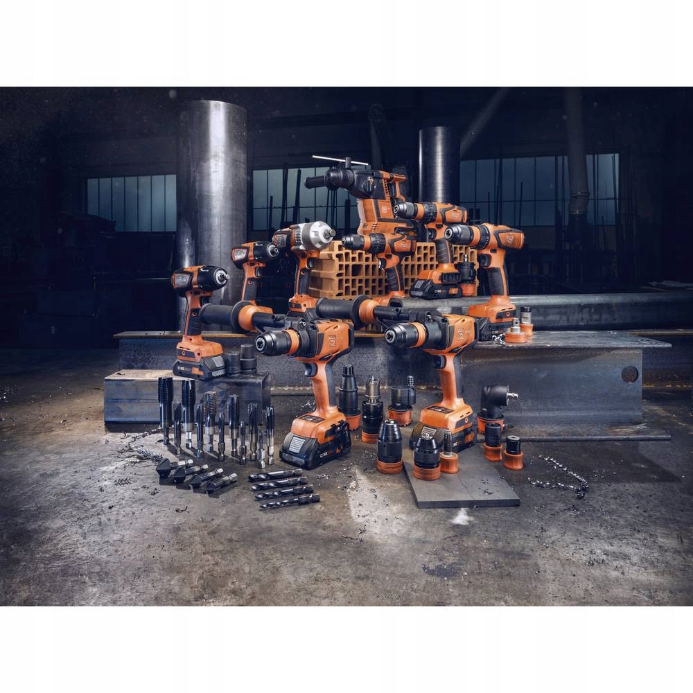 Kompatybilność z akumulatorowymi wkrętarkami FEIN