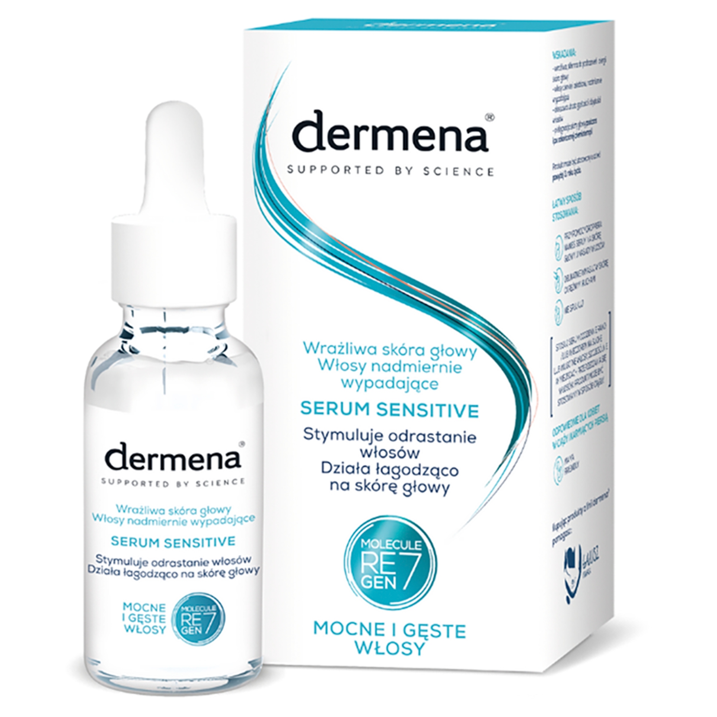 Serum dermena® SENSITIVE – Stymulacja odrastania włosów dla wrażliwej skóry głowy
