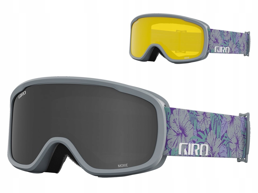 Gogle zimowe GIRO MOXIE GREY BOTANICAL – Komfort i styl na stoku