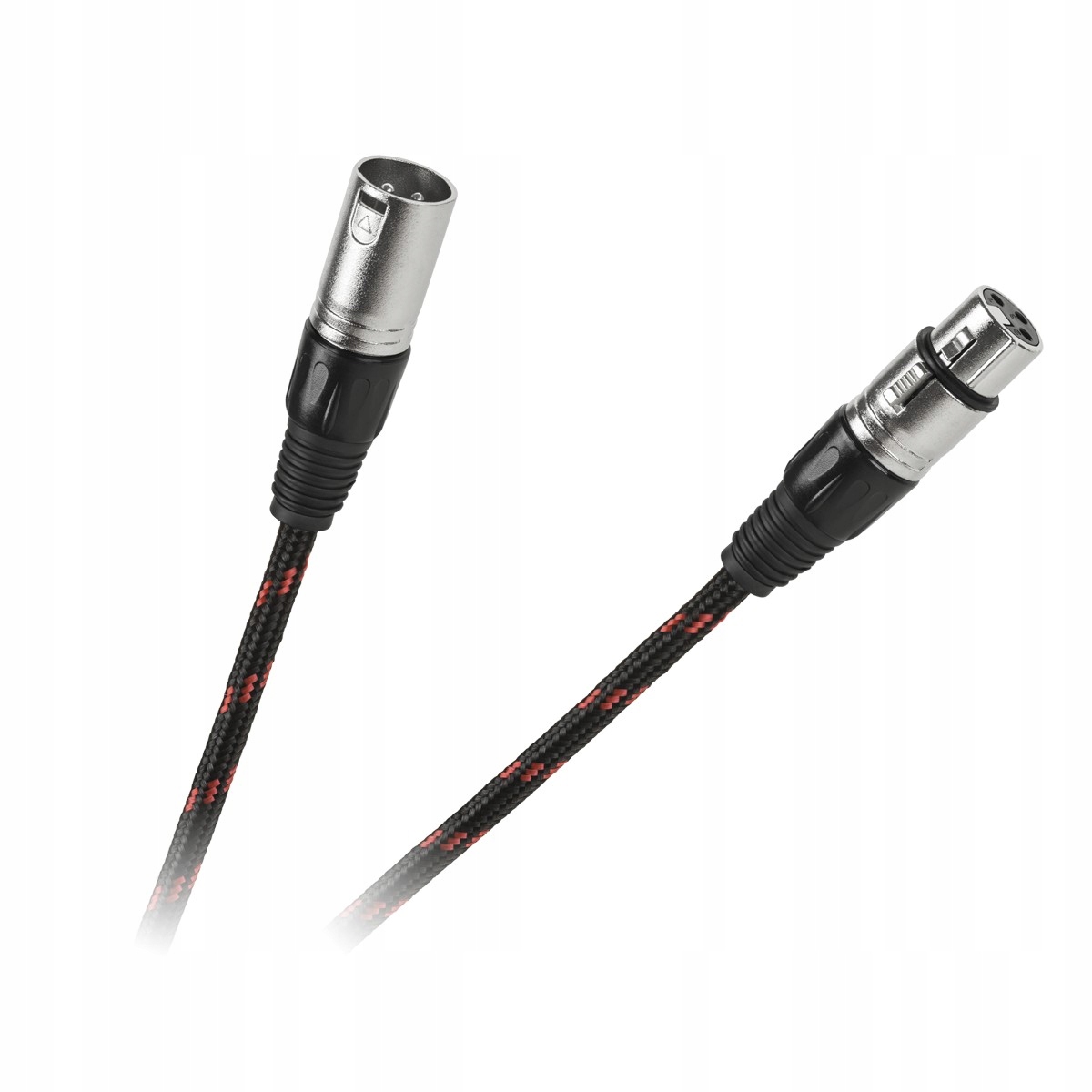Kabel mikrofonowy XLR - XLR 5m czarny (KPO2756-5) – Idealny do profesjonalnego audio