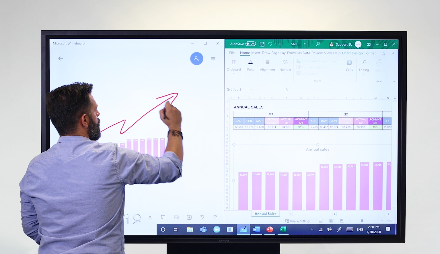 Obsługa rozdzielczości 4K – Wyjątkowa jakość obrazu dla interaktywnych prezentacji