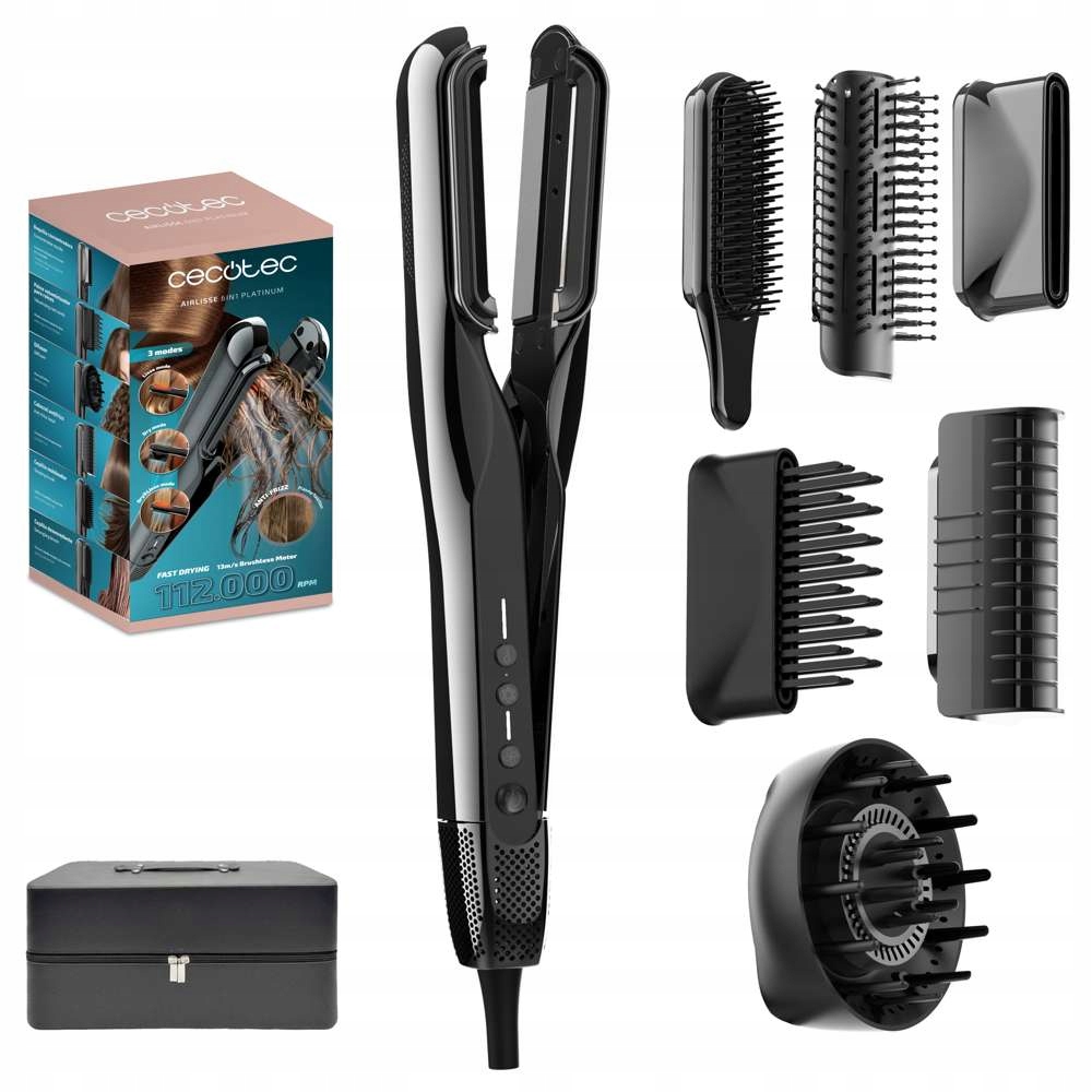 Cecotec AirLisse 6in1 Platinum – Innowacyjna Prostownica do Włosów