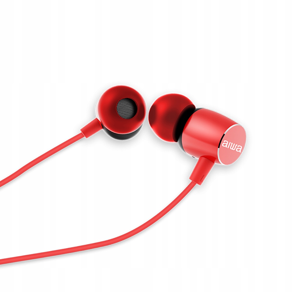 Słuchawki douszne AIWA ESTM-20RD – Doskonałe brzmienie w Twoich uszach