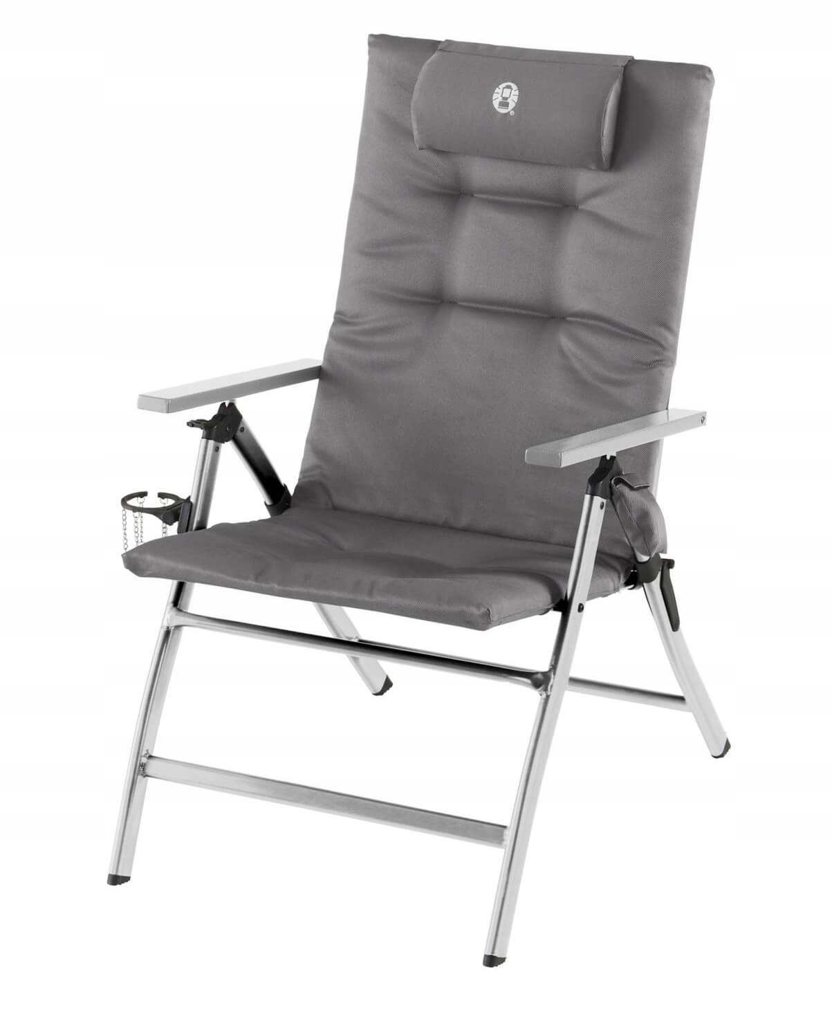 Krzesło turystyczne Coleman 5 Position Padded Aluminium - Szary