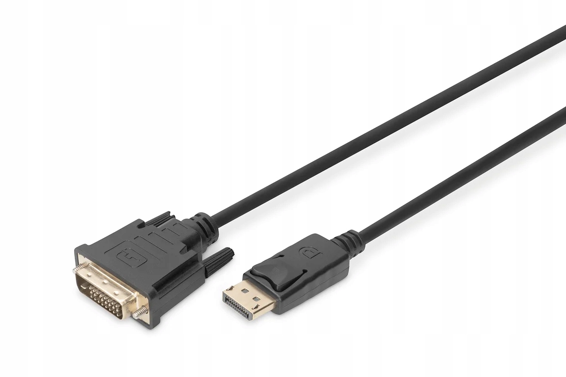 Kabel DisplayPort - DVI-D 2m czarny (DB-340301-020-S) – Idealne połączenie dla Twojego sprzętu