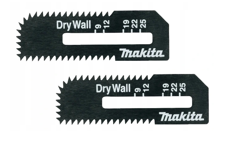 Efektywne cięcie płyt gipsowo-kartonowych z brzeszczotami Makita