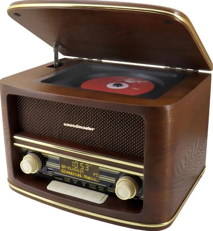 Wbudowane głośniki stereo i AUX-IN