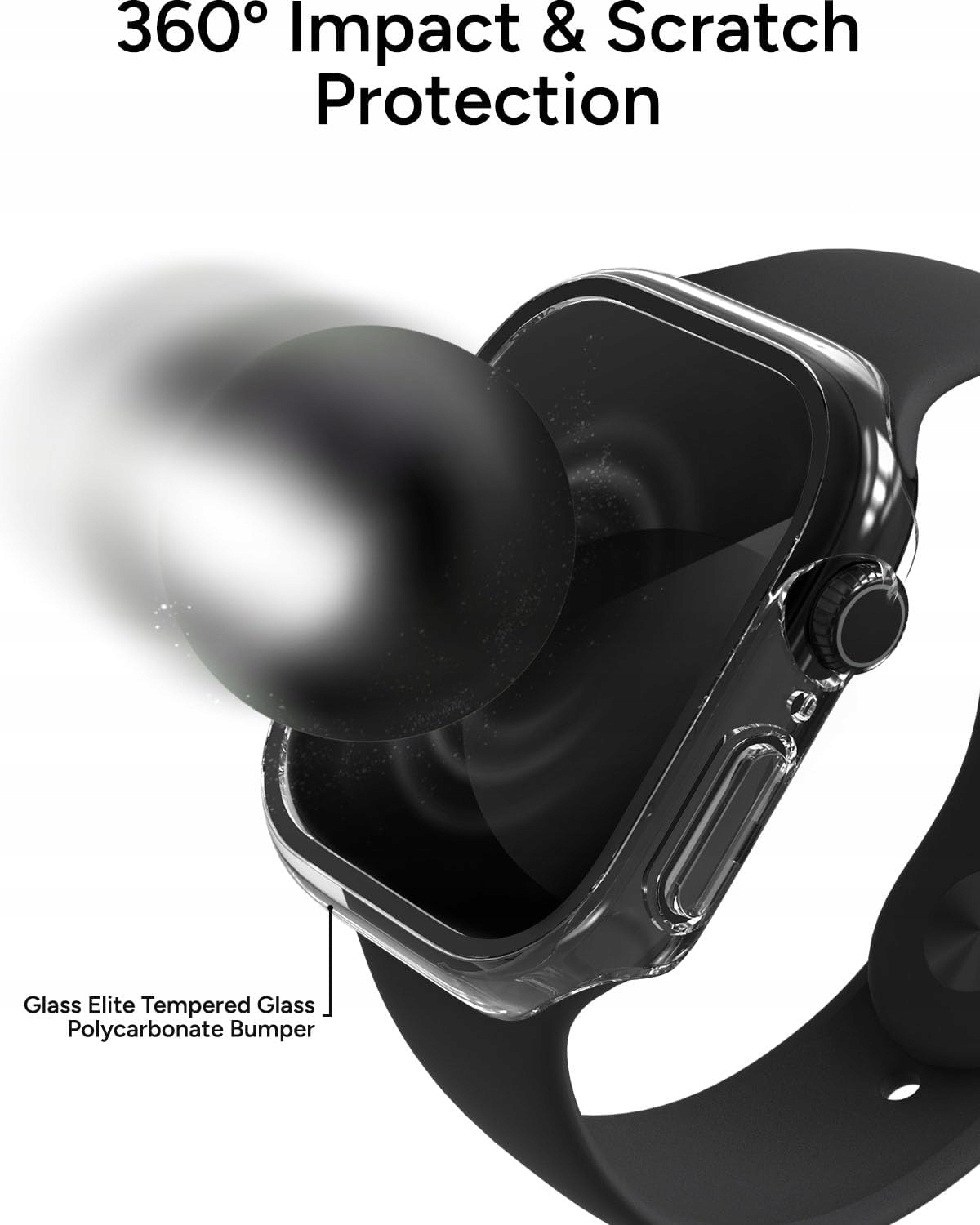 Ochrona klasy premium dla Apple Watch – Glass Elite 360