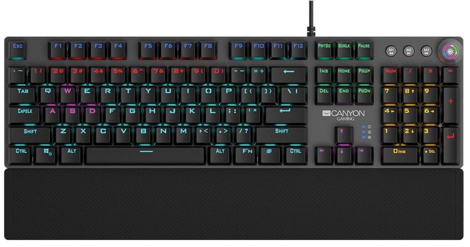 Ergonomiczny design z podparciem nadgarstków