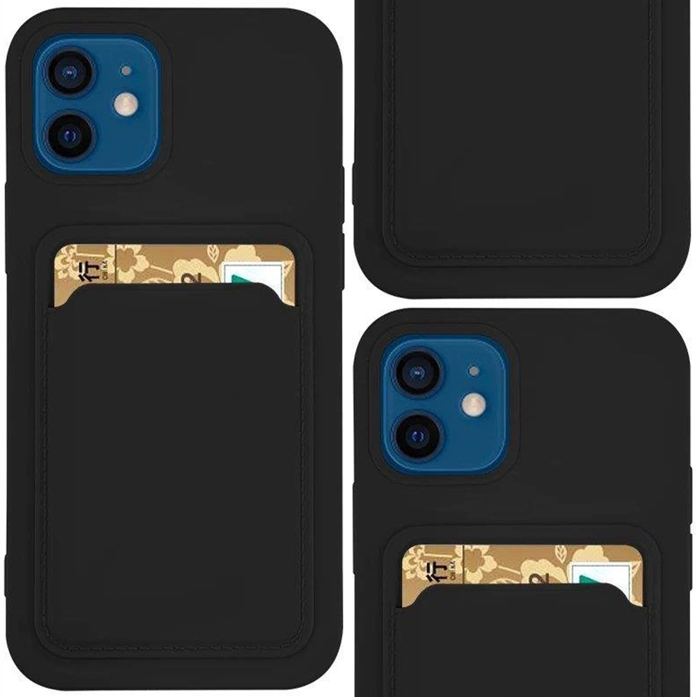 Card Case silikonowe etui portfel do Samsung Galaxy A73 – Funkcjonalność i styl w jednym