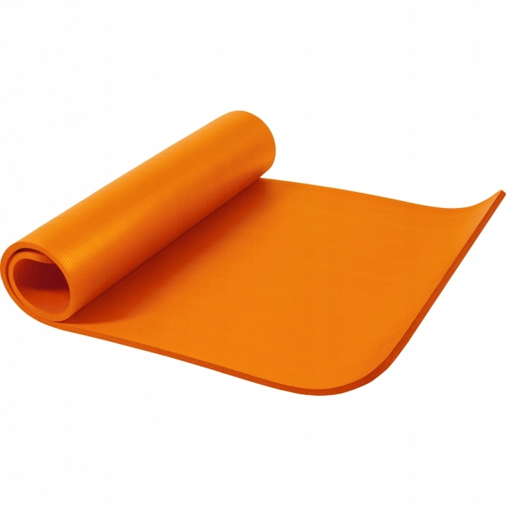 Mata do jogi duża 190x100x1,5 cm pomarańczowa – Idealna do treningu i relaksu