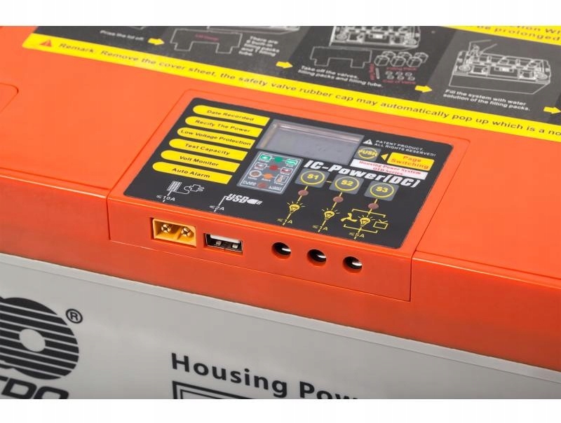 Cyfrowy wyświetlacz dla łatwego monitorowania stanu naładowania