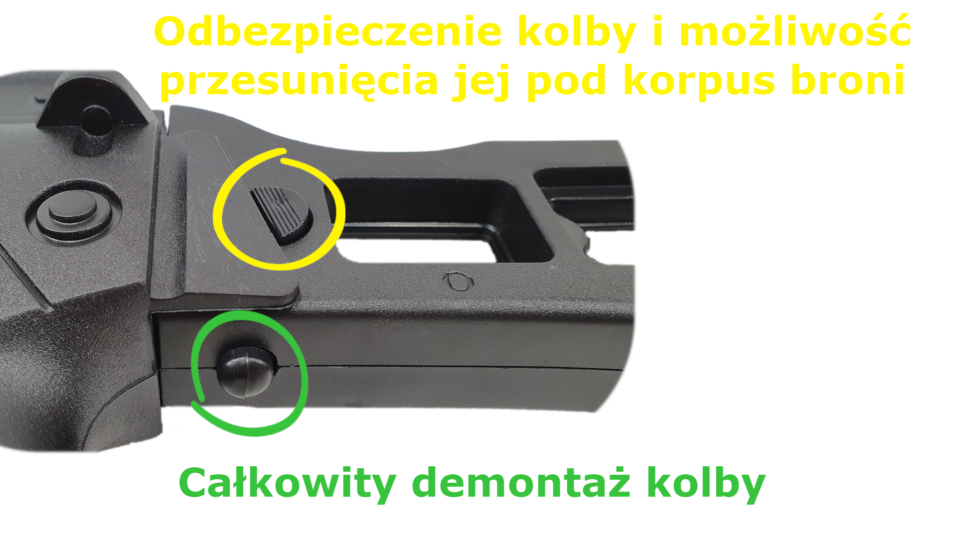 Karabin Na Kulki z Laserem i Składaną Kolbą HK G36c TOMDORIX