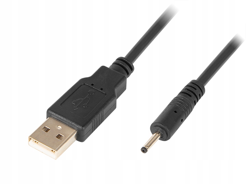Wtyki: USB A i DC 0,7/2,5 – Kompatybilność z wieloma urządzeniami