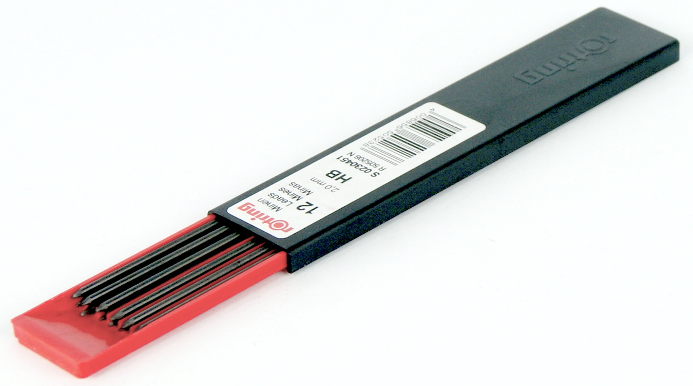 ROTRING Minen 2.0 mm HB – Wysokiej jakości wkłady do ołówków