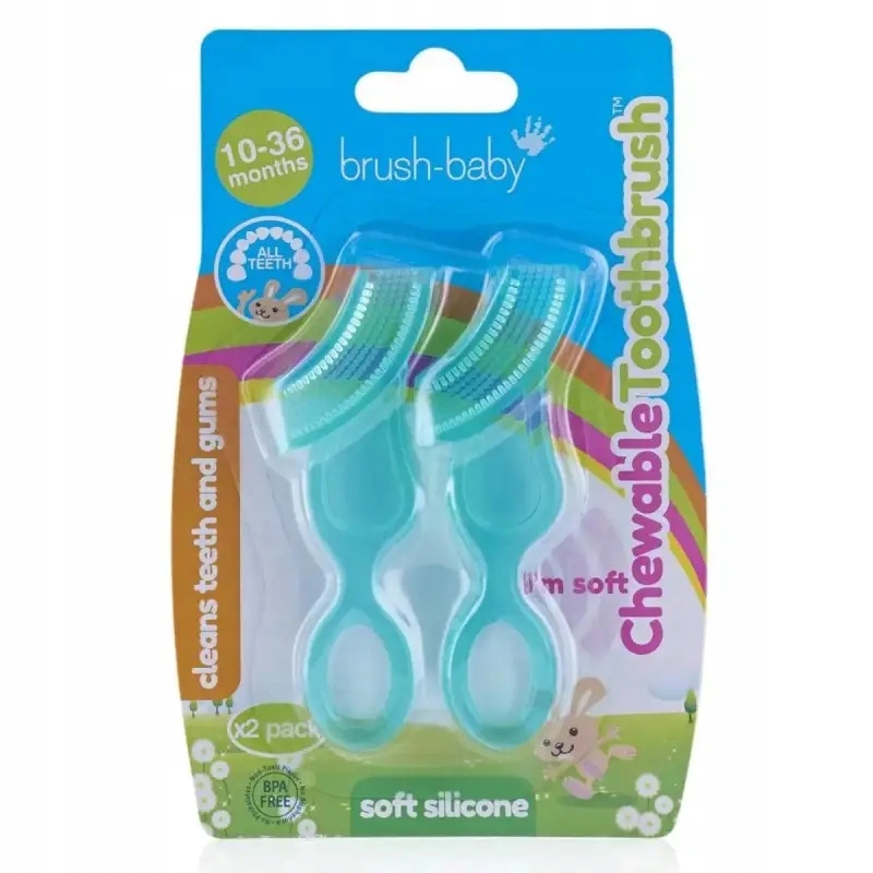 Brush-Baby Chewable Toothbrush – Gryzak dla dzieci 10-36 miesięcy
