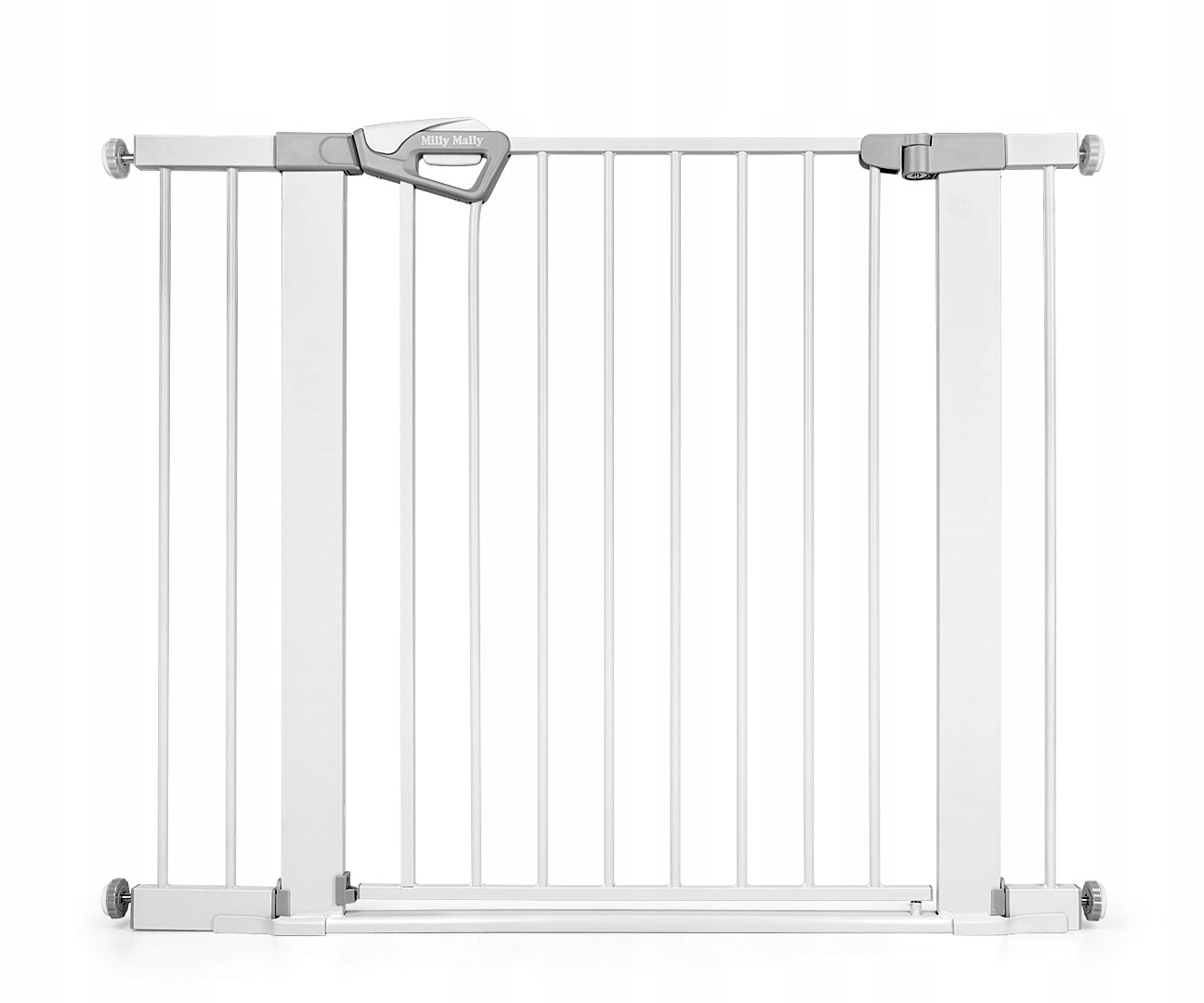 Milly Mally Bramka zabezpieczająca Barierka na schody z rozszerzeniami Guardy 104 White – Bezpieczeństwo Twojego dziecka