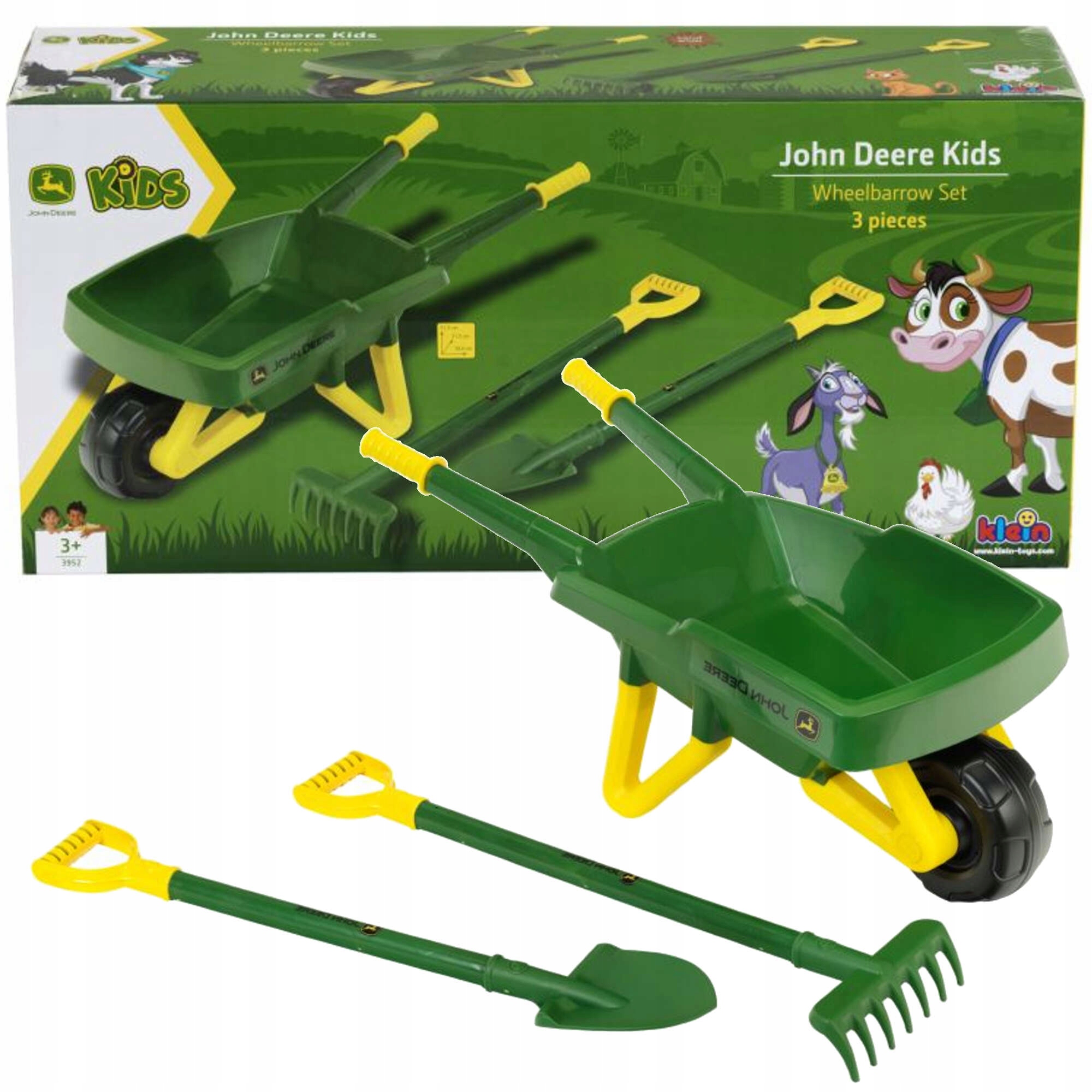 Zestaw z taczką John Deere – Idealny zestaw dla małych ogrodników