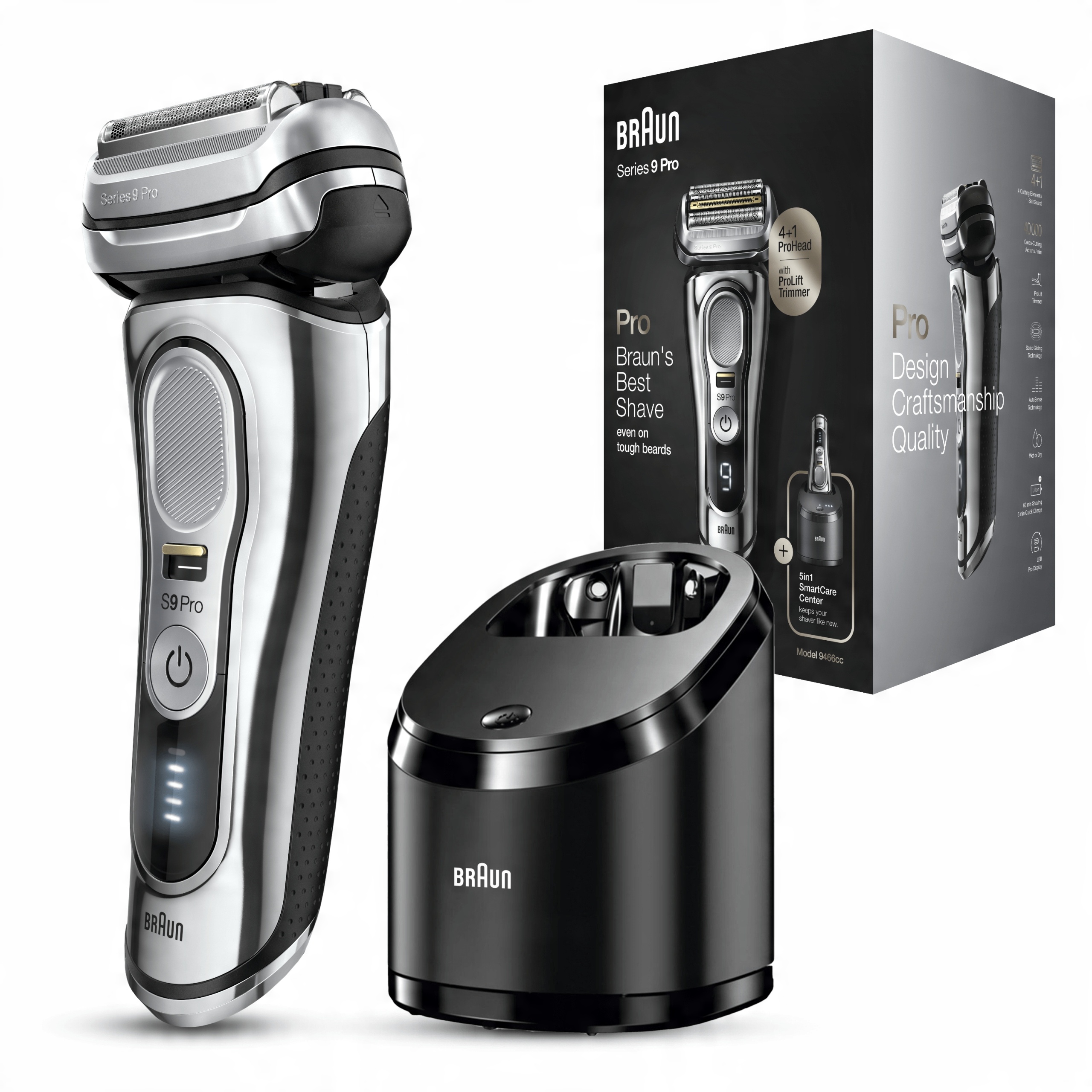 Braun Series 9 Pro 81747620 – Najlepsza golarka foliowa dla mężczyzn