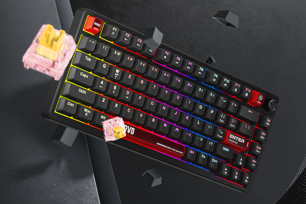 MARVO Arma 82 - przełączniki TNT Pink