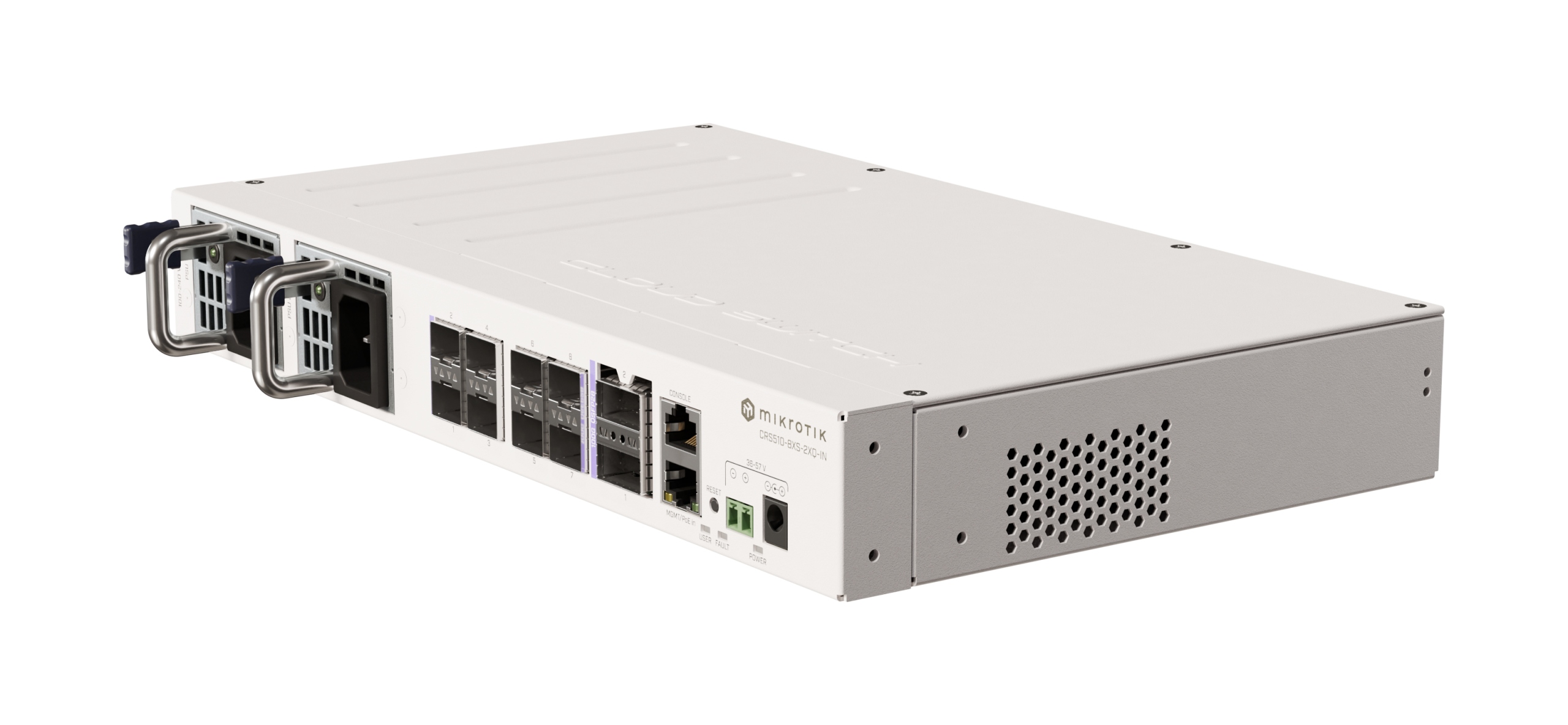 Switch MikroTik NET ROUTER/SWITCH 8PORT SFP28/CRS510-8XS-2XQ-IN – Wydajność i elastyczność w sieci