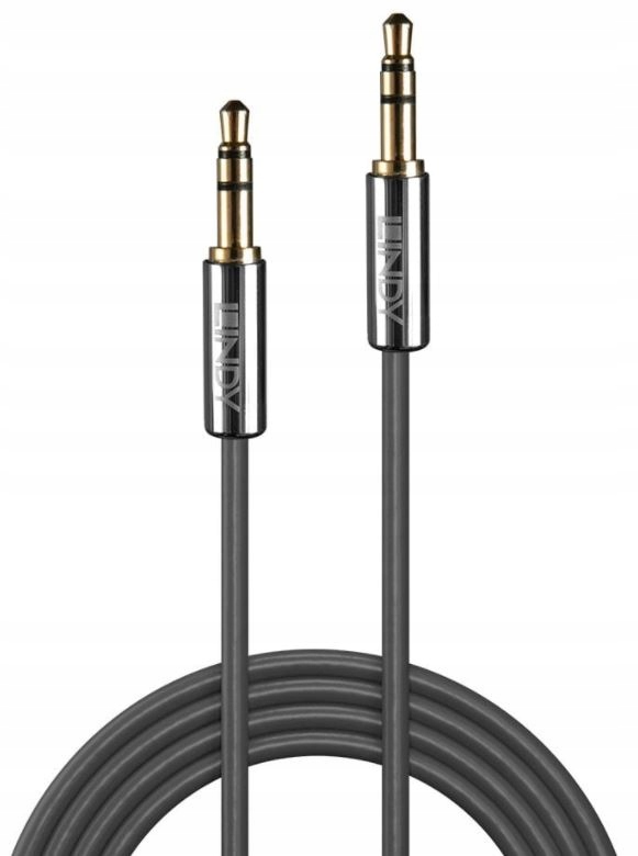 Kabel Jack 3.5mm - Jack 3.5mm 0.5m srebrny od Lindy