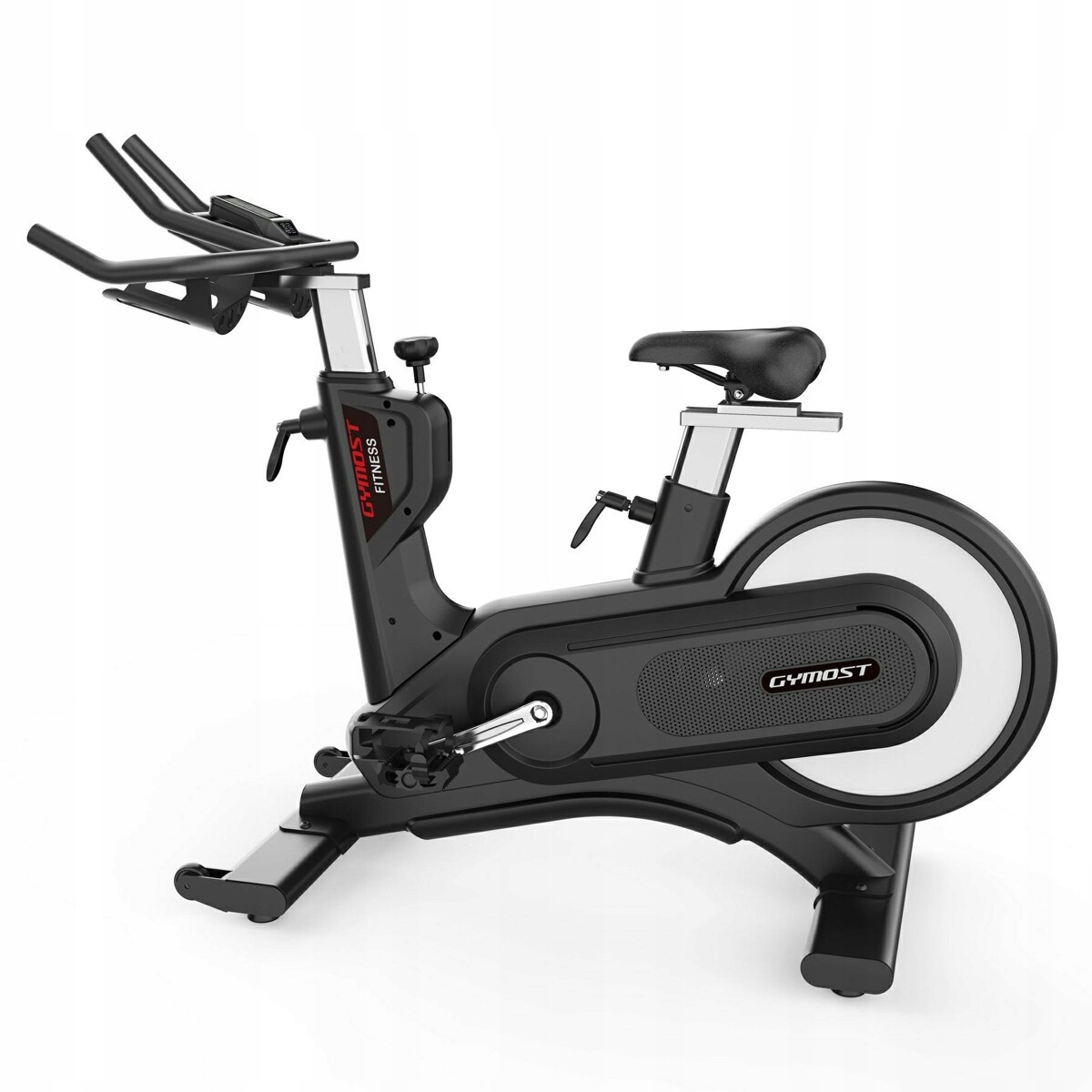 Rower spinningowy magnetyczny LCD 8.5kg 150kg regulacja pas noski – Idealny do intensywnych treningów w domu