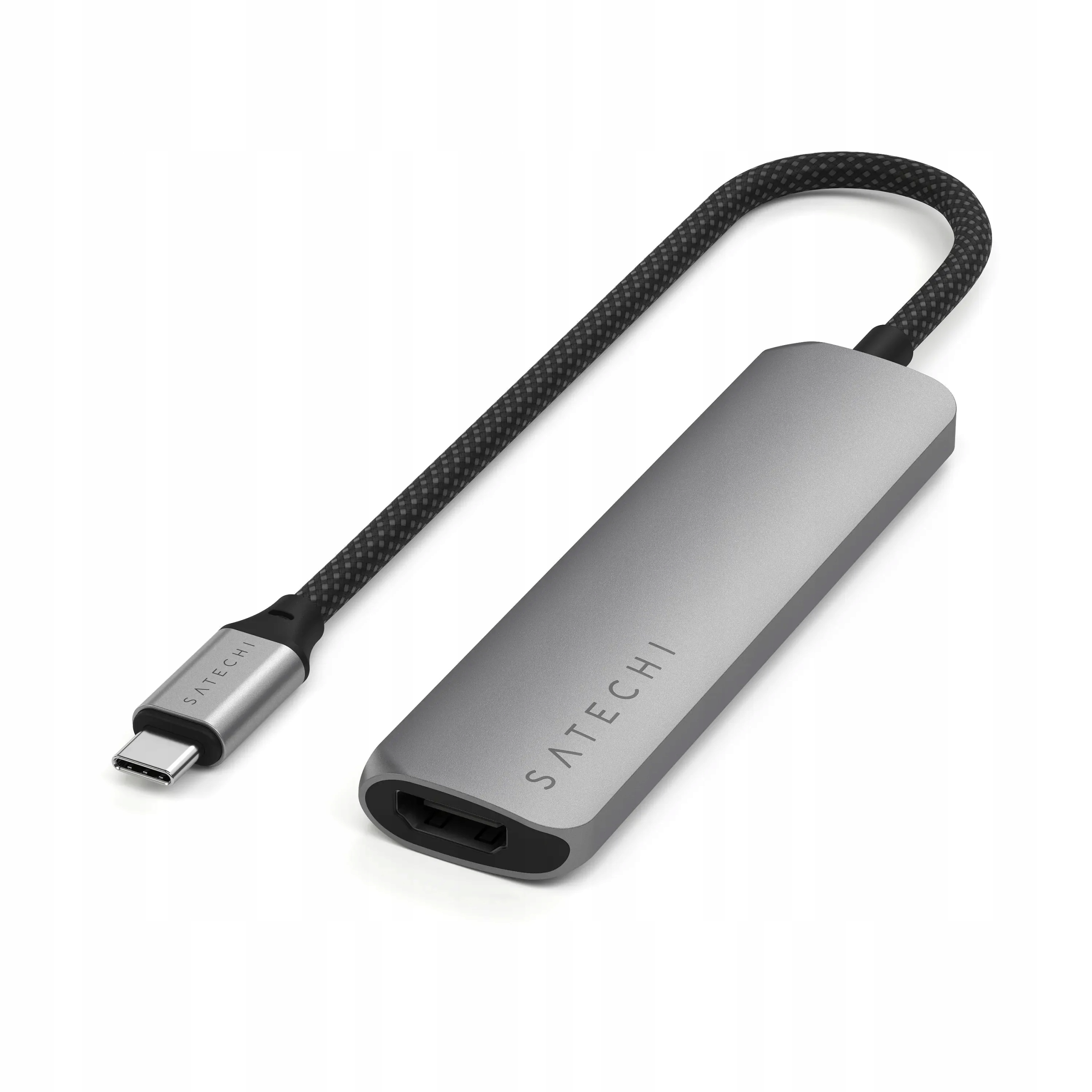 Satechi 4-in-1 USB-C Slim Multiport Adapter 4K – Elegancki i funkcjonalny adapter do urządzeń mobilnych
