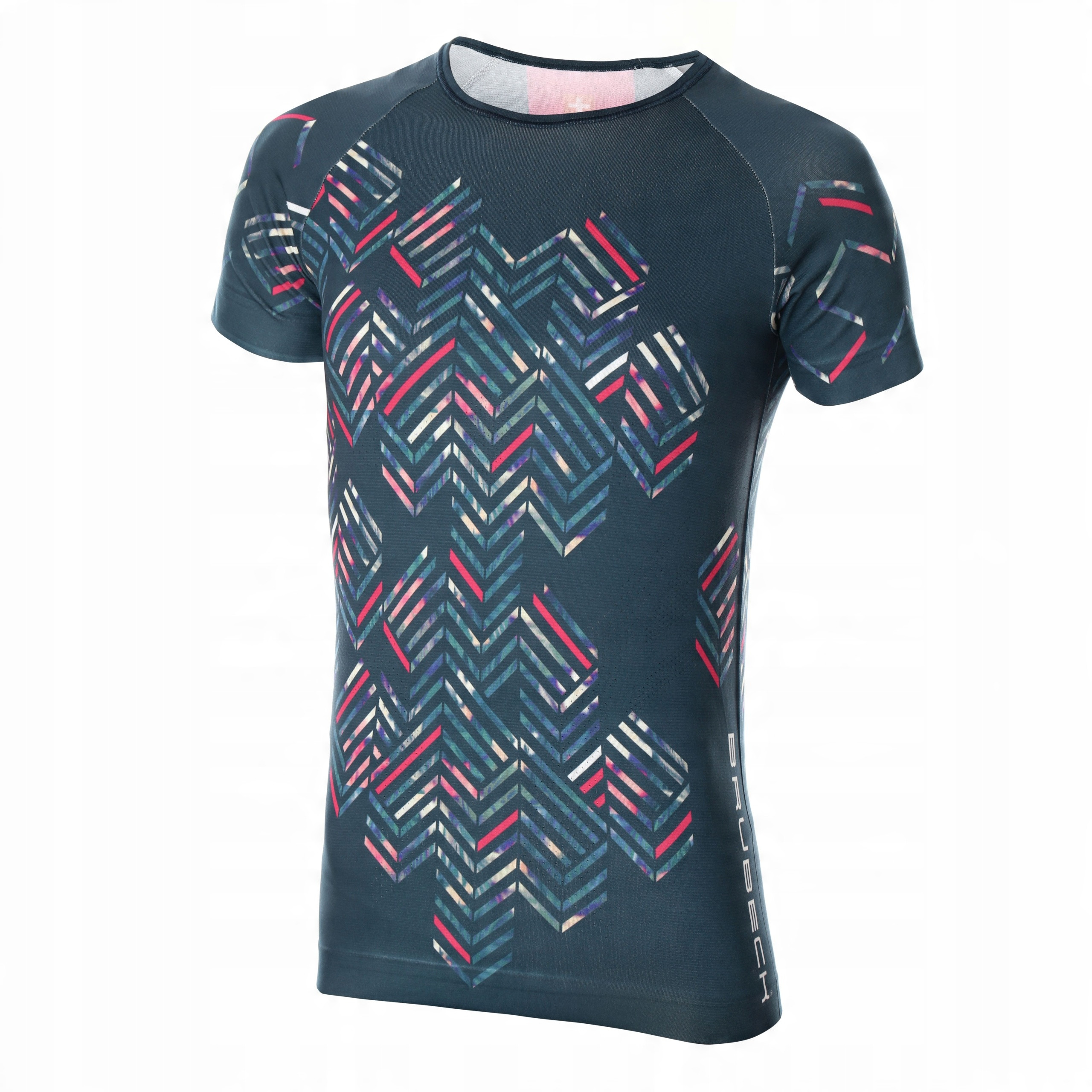 Brubeck SS13250A – Damska koszulka do biegania Running Air w kolorze fioletowym