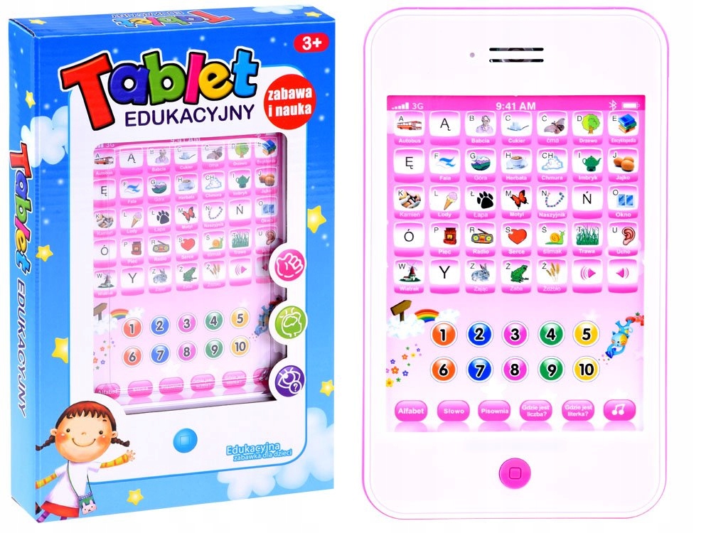 Interaktywny Tablet edukacyjny w j. polskim ZA3223 – Idealny dla maluchów