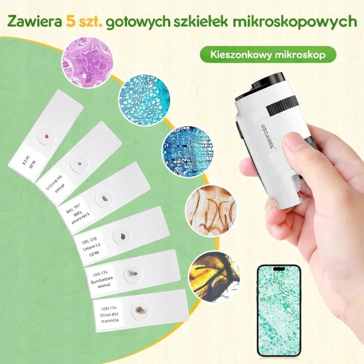 Zestaw 5 gotowych preparatów – Edukacyjna zabawa od razu