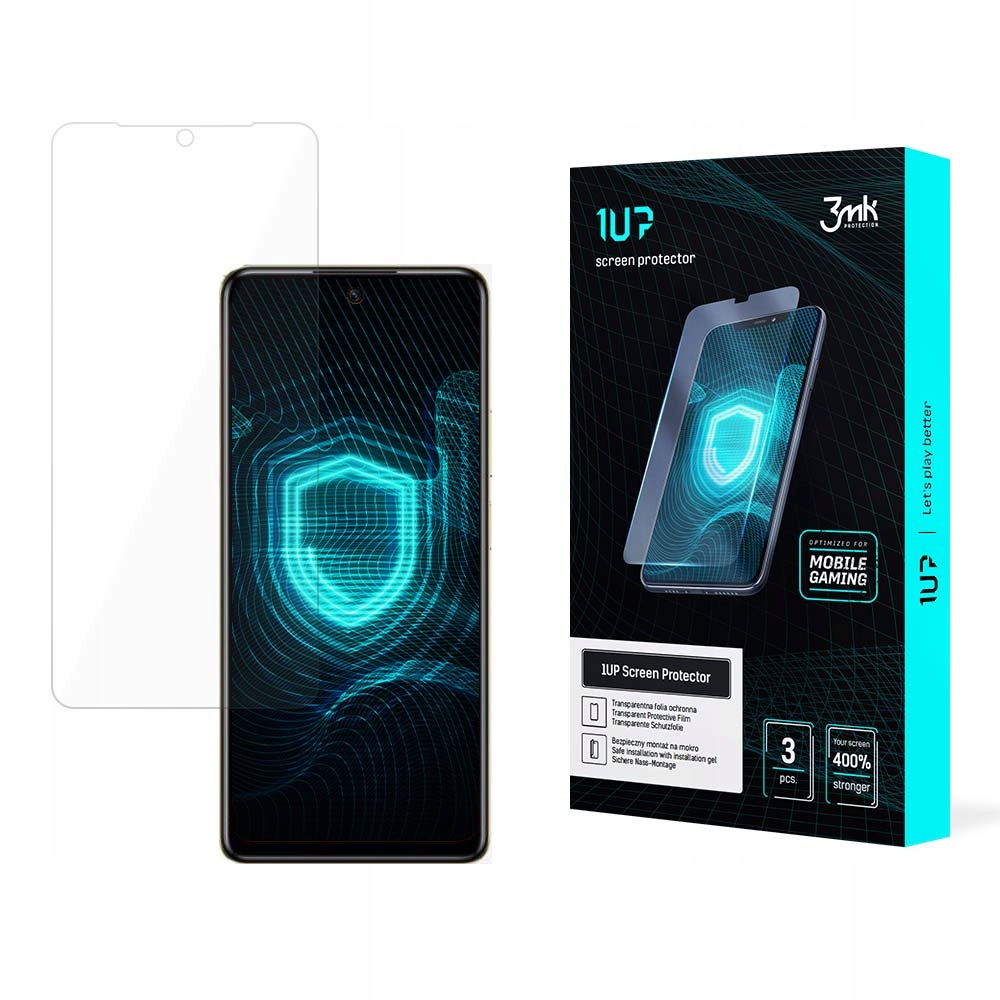 INFINIX HOT 40/HOT 40 PRO - Folia ochronna 3MK 1UP dla graczy