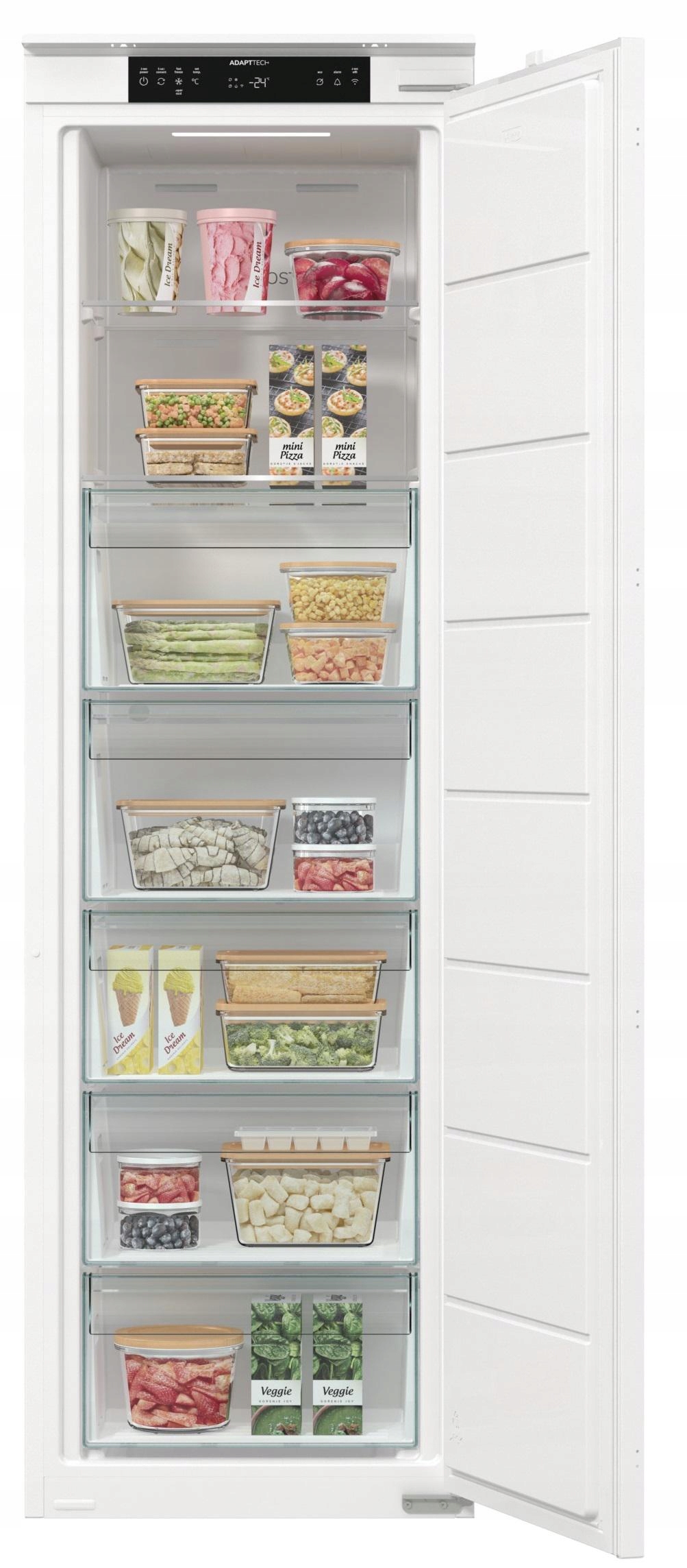 Pojemność i funkcjonalność – 235 litrów przestrzeni na zamrażanie