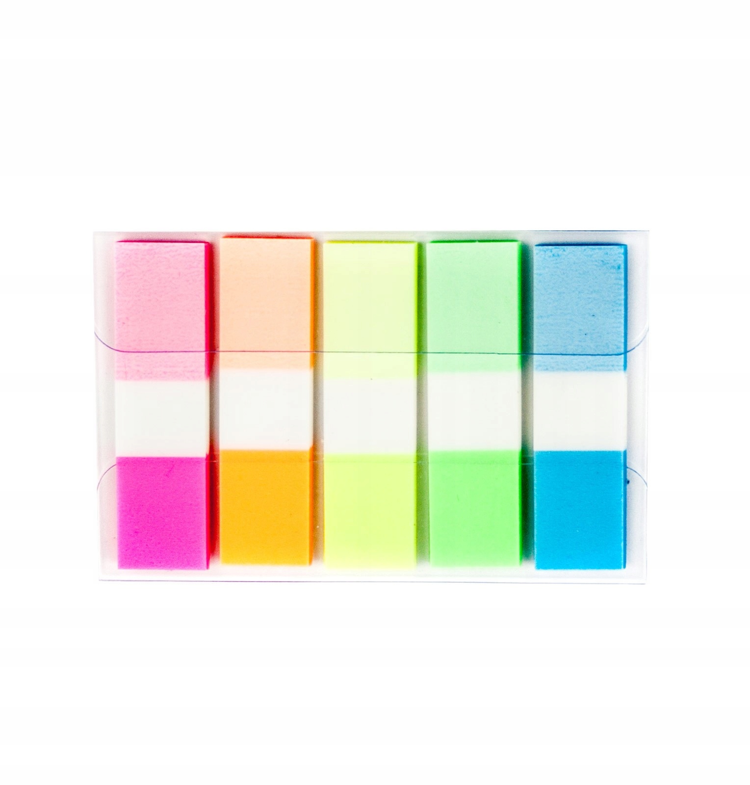 Zakładki indeksujące 12x45mm 5x25szt EDUKAMP – Idealne do organizacji dokumentów