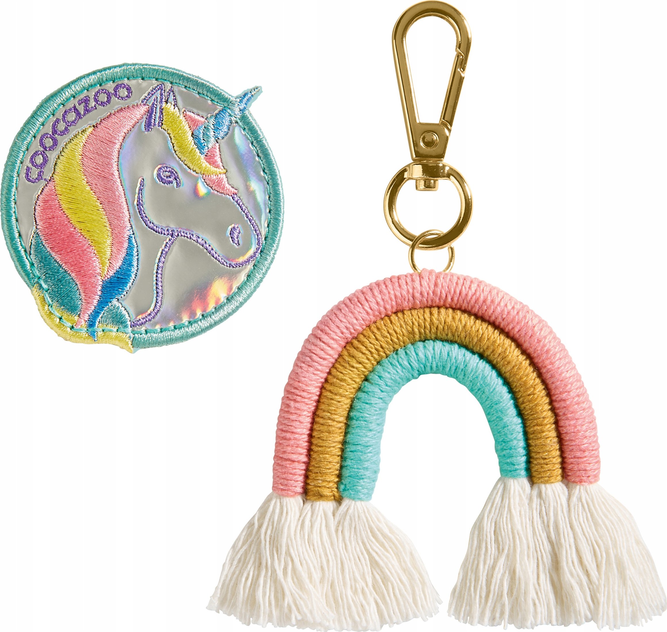 Elementy wymienne – Rzepy i breloki do personalizacji plecaka