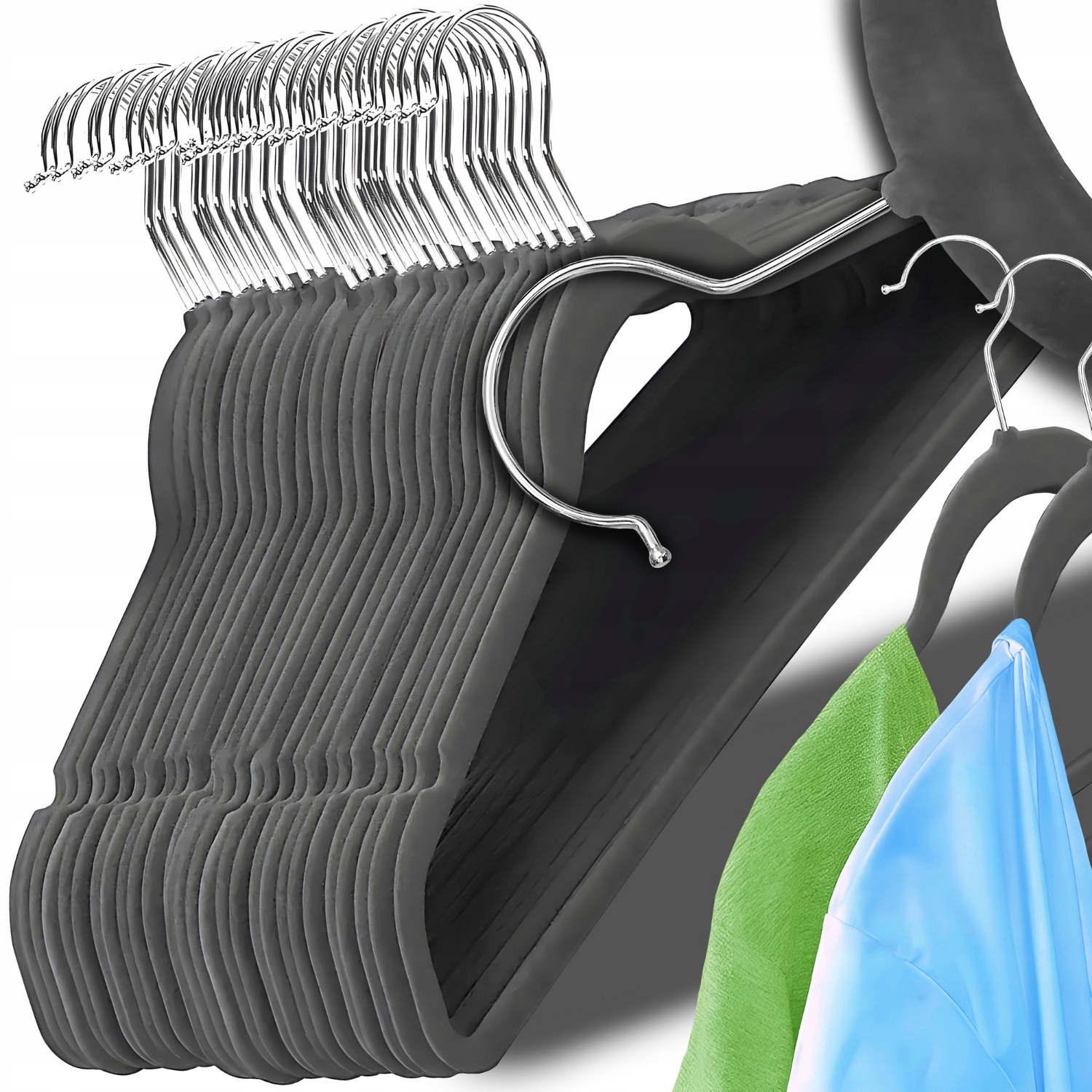 Wieszak Welurowy – Elegancka Organizacja Twojej Garderoby