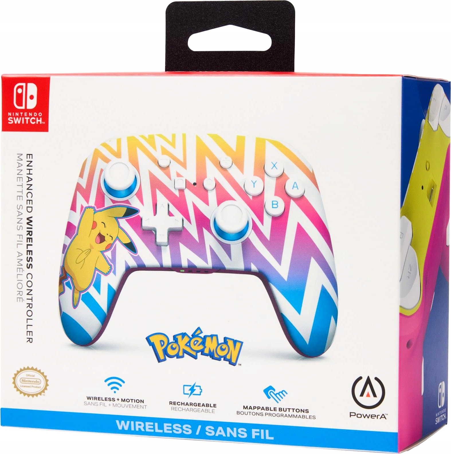 SWITCH Pad bezprzewodowy Enhanced Pikachu Vibrant – Idealny kontroler do Nintendo Switch