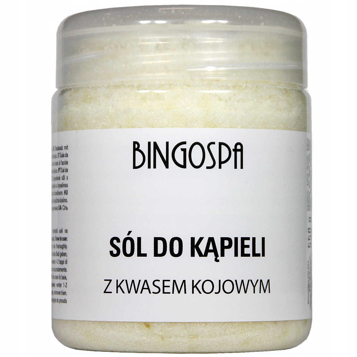 BINGO SPA – Sól do kąpieli z kwasem kojowym 550g – Relaks i pielęgnacja w jednym