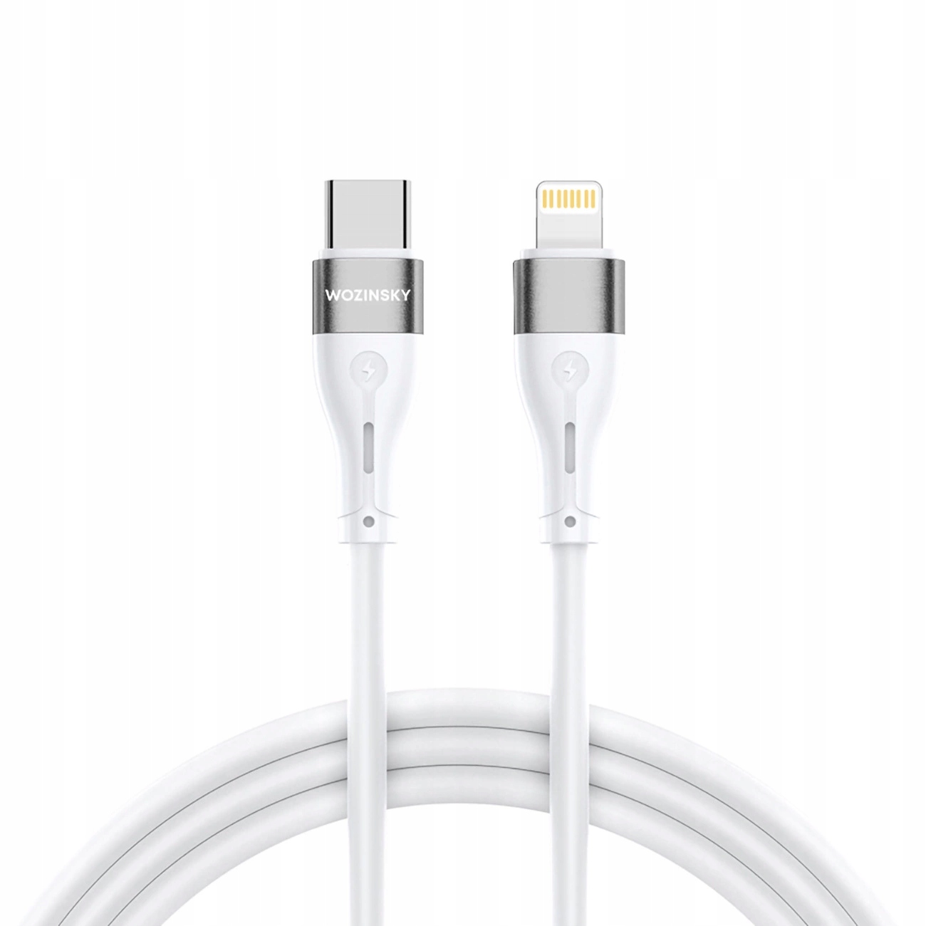 Kabel Wozinsky WSTCL1 Lightning / USB-C PD 27W 1 m - biały