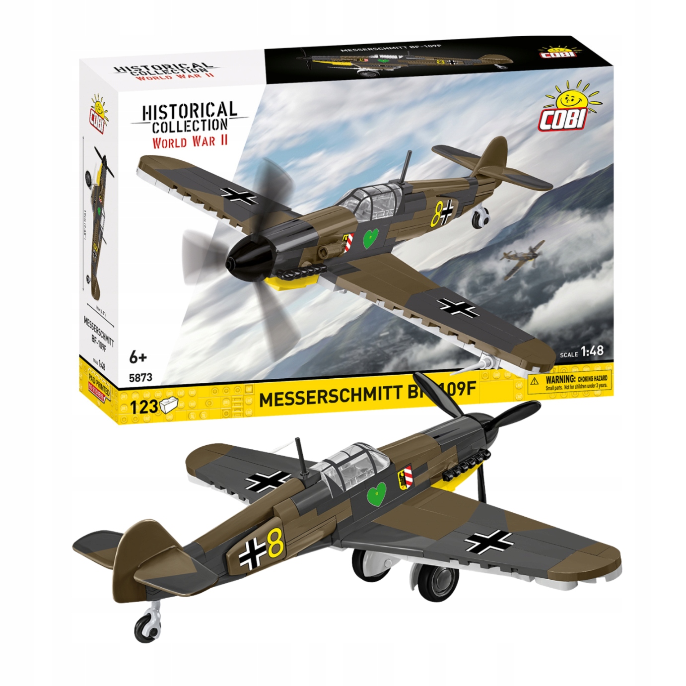KLOCKI COBI HC WWII Messerschmitt BF-109F – Zbuduj legendarny myśliwiec II wojny światowej